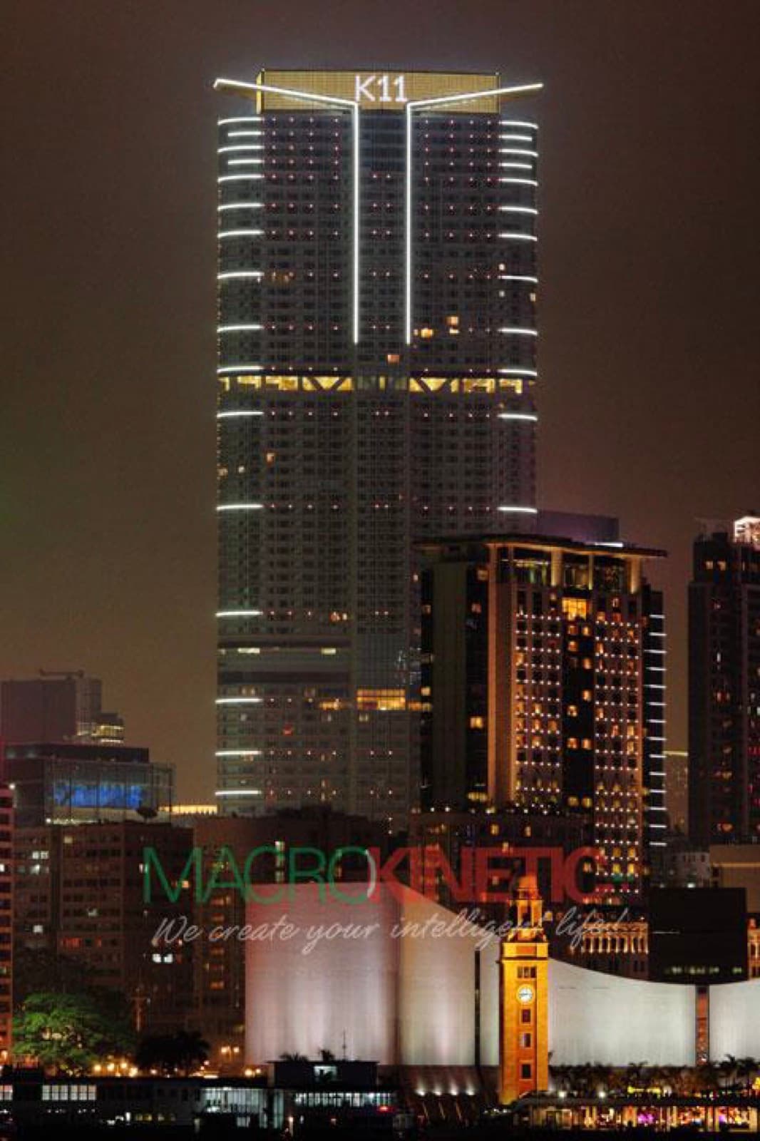 Landmark lighting installation